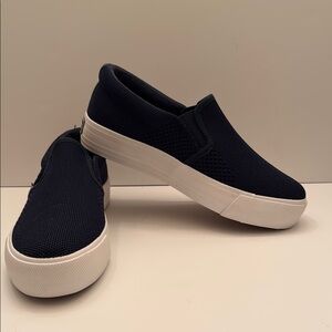 NWOT! Women's Navy Slip-On Sneakers